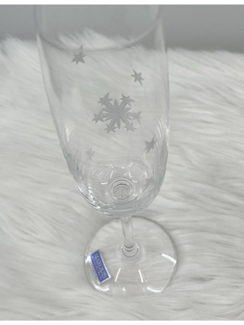 Marquis Waterford Crystal WINTERFEST Snowflake Champagne Flute